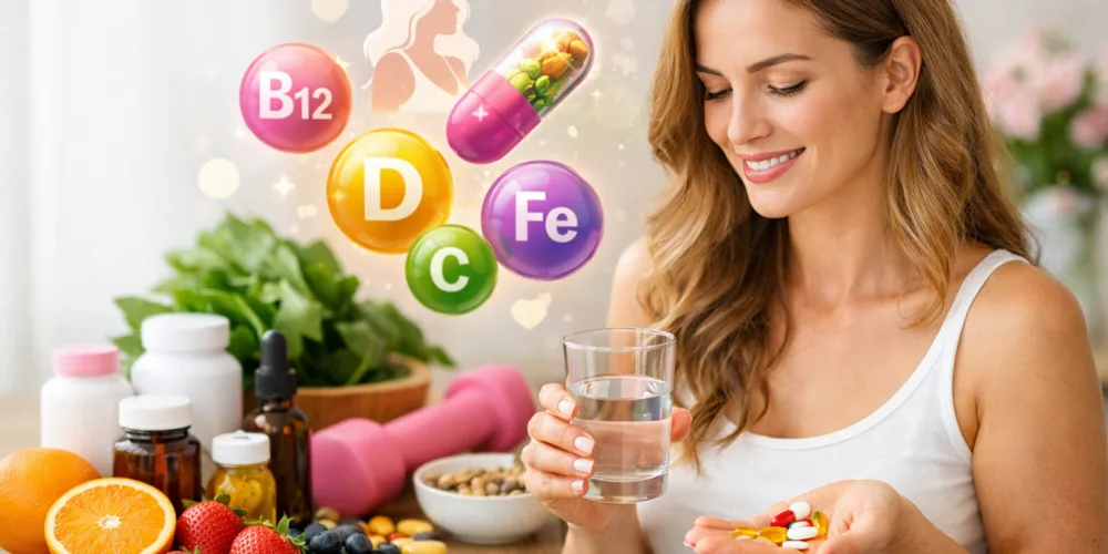 Suplementar vitaminas e minerais é essencial para mulheres em todas as idades